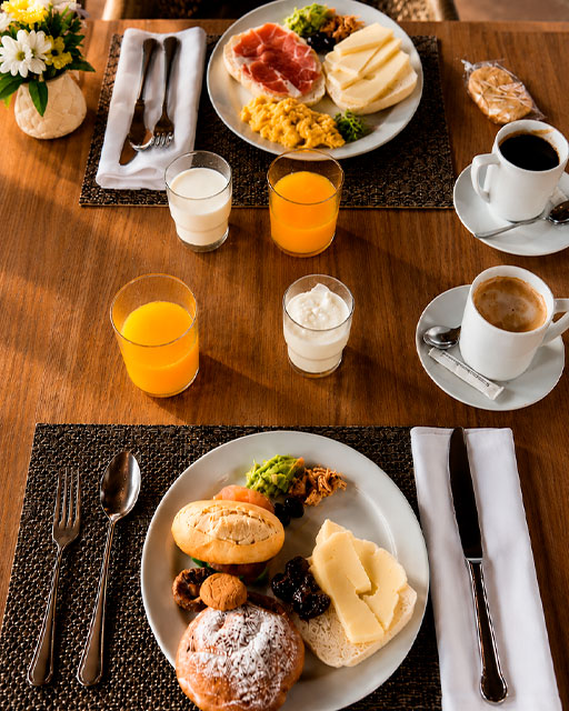 Desayuno con vistas